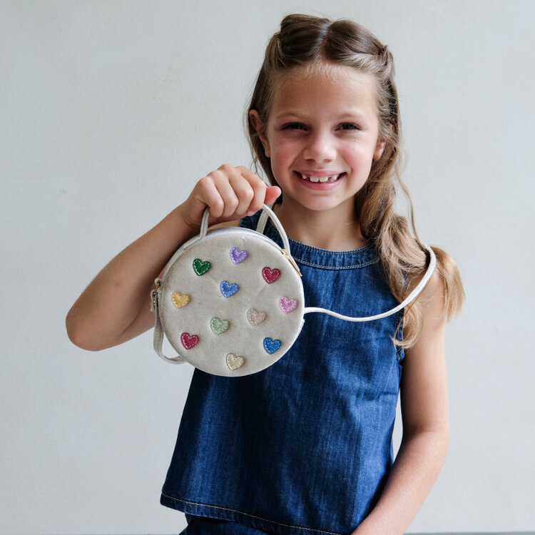 Mimi & Lula JAZZY HEARTS VELVET  BAG