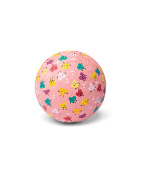 Little L Rubber bal klein 13 cm - hartjes