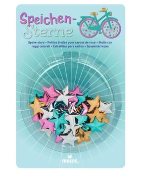 Moses Spaakdecoratie metallic sterren 36ST