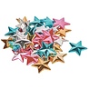 Moses Spaakdecoratie metallic sterren 36ST Moses Spaakdecoratie metallic sterren 36ST
