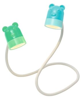 Moses Flexibel kinder leeslampje dieren Groen/Blauw