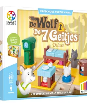 Smart Games De wolf en de 7 geitjes Smart Games De wolf en de 7 geitjes