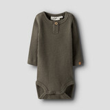 Lil Atelier 13249745 NBMRAJO MAL LS SLIM BODY LIL Green