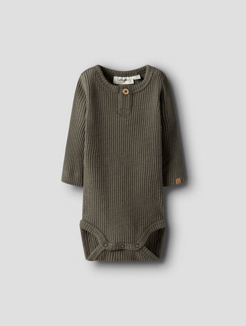 Lil Atelier 13249745 NBMRAJO MAL LS SLIM BODY LIL Green