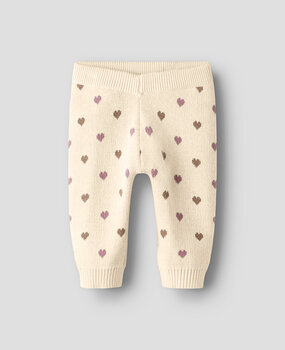 Lil Atelier 13254555 NBFSARAN KNIT PANT HEART LIL White Lil Atelier 13254555 NBFSARAN KNIT PANT HEART LIL White