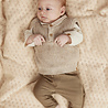 Lil Atelier 13249480 NBMROKKO KNIT VEST LIL OXFORD TAN Lil Atelier 13249480 NBMROKKO KNIT VEST LIL OXFORD TAN