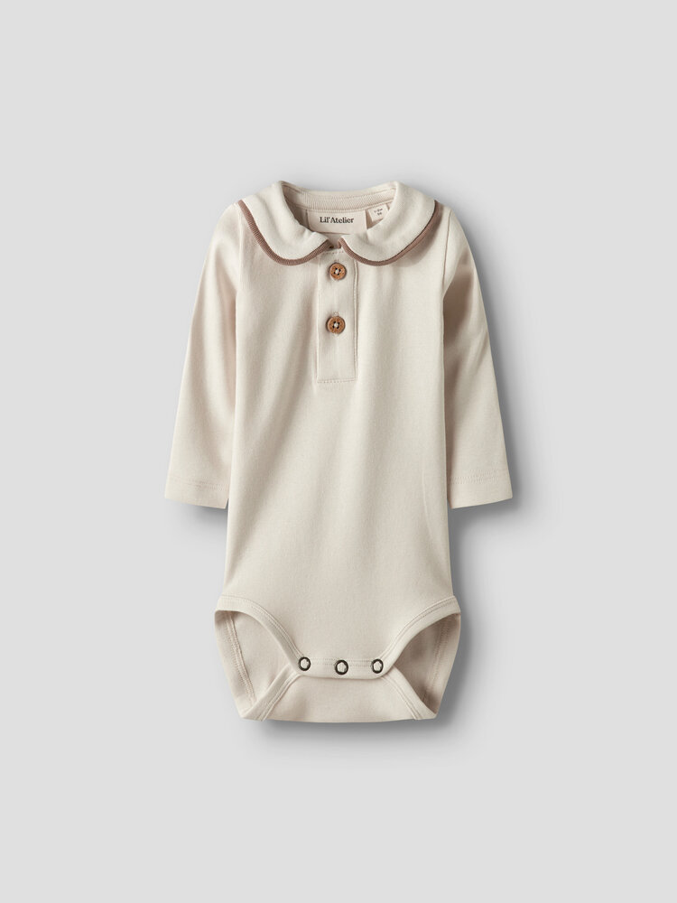 Lil Atelier 13249037 NBMFUNDO LIO LS SLIM BODY LIL White