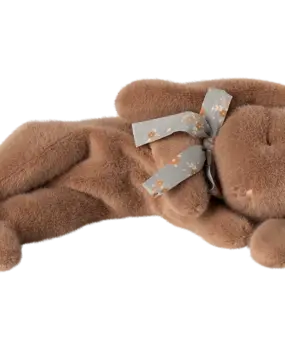 Maileg Sleeping bunny plush, Small - Soft brown Maileg Sleeping bunny plush, Small - Soft brown