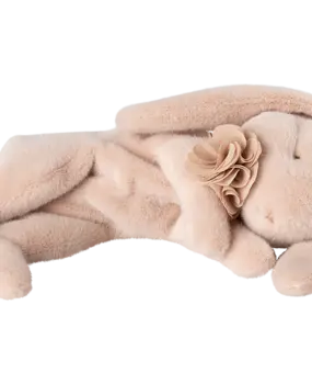 Maileg Sleeping bunny plush, Small - Powder Maileg Sleeping bunny plush, Small - Powder