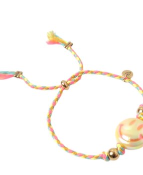 Love Issue Armband Happy Smiley Bright Yellow Love Issue Armband Happy Smiley Bright Yellow