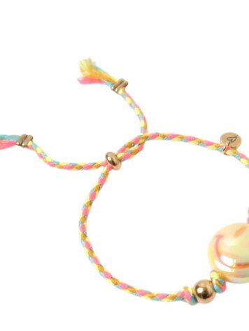Love Issue Armband Happy Smiley Bright Yellow