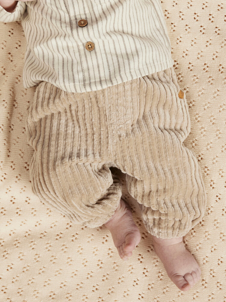 Lil Atelier 13250004 NBMRAUL LOOSE CORD PANT Oxford Tan