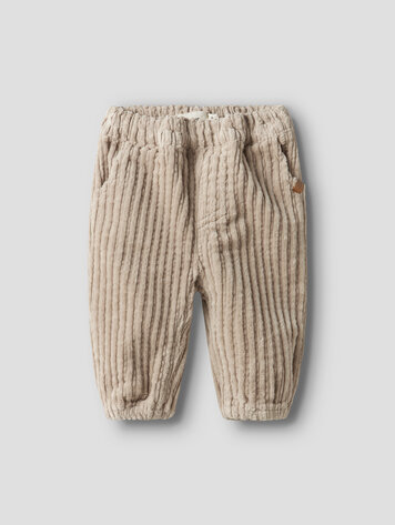 Lil Atelier 13250004 NBMRAUL LOOSE CORD PANT Oxford Tan