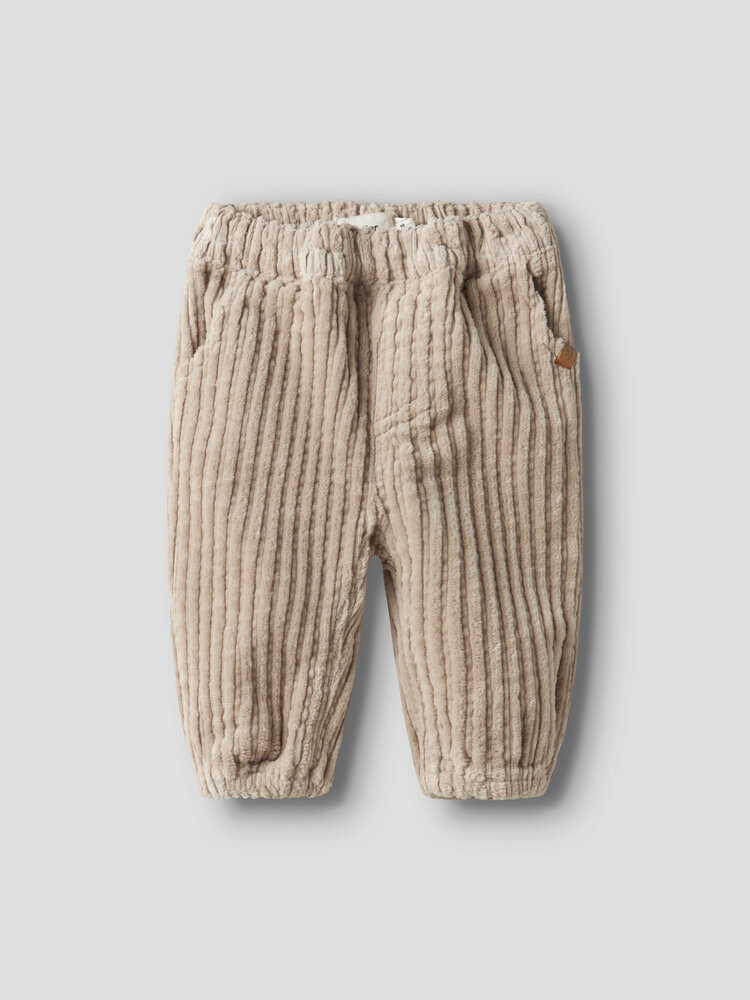 Lil Atelier 13250004 NBMRAUL LOOSE CORD PANT Oxford Tan