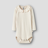 Lil Atelier 13253484 NBFFUNDO LUS LS SLIM BODY LIL White