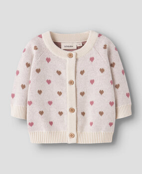 Lil Atelier 13236718 NBFSARAN LS KNIT CARD HEART LIL White Lil Atelier 13236718 NBFSARAN LS KNIT CARD HEART LIL White
