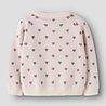 Lil Atelier 13236728 NMFSARAN LS KNIT CARD HEART LIL White Lil Atelier 13236728 NMFSARAN LS KNIT CARD HEART LIL White