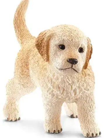 Schleich Farm World Golden Retriever puppy