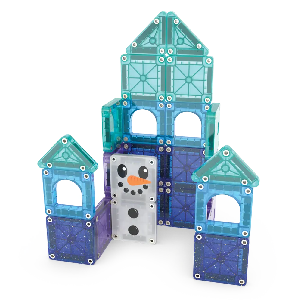 Magna Tiles magnetische tegels winter wonder micromags travel set 26 st Magna Tiles magnetische tegels winter wonder micromags travel set 26 st