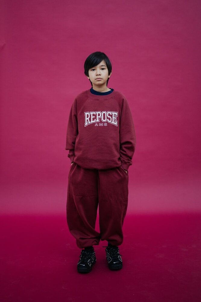 Repose AMS 13. raglan sweater royal burgundy Repose AMS 13. raglan sweater royal burgundy