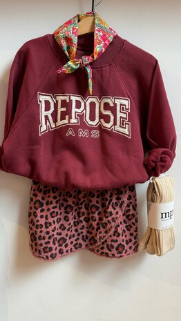 Repose AMS 13. raglan sweater royal burgundy Repose AMS 13. raglan sweater royal burgundy