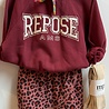 Repose AMS 13. raglan sweater royal burgundy Repose AMS 13. raglan sweater royal burgundy
