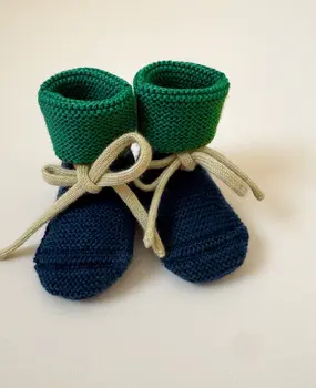 Hvid Booties - Blue/Grass Hvid Booties - Blue/Grass