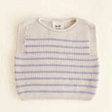 Hvid Harvey vest - Cream/Lilac
