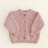 Hvid Cardigan Inga - Powder Hvid Cardigan Inga - Powder