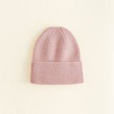 Hvid Beanie Fonzie NEWBORN - Powder