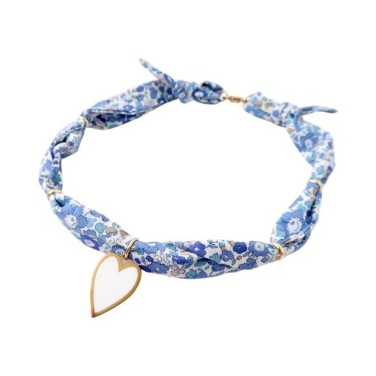 Love Issue Twilly Ketting - Blue bouquet