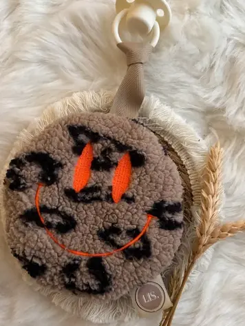 LIS Speenkoord Smiley - Leopard