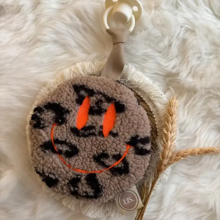 LIS Speenkoord Smiley - Leopard