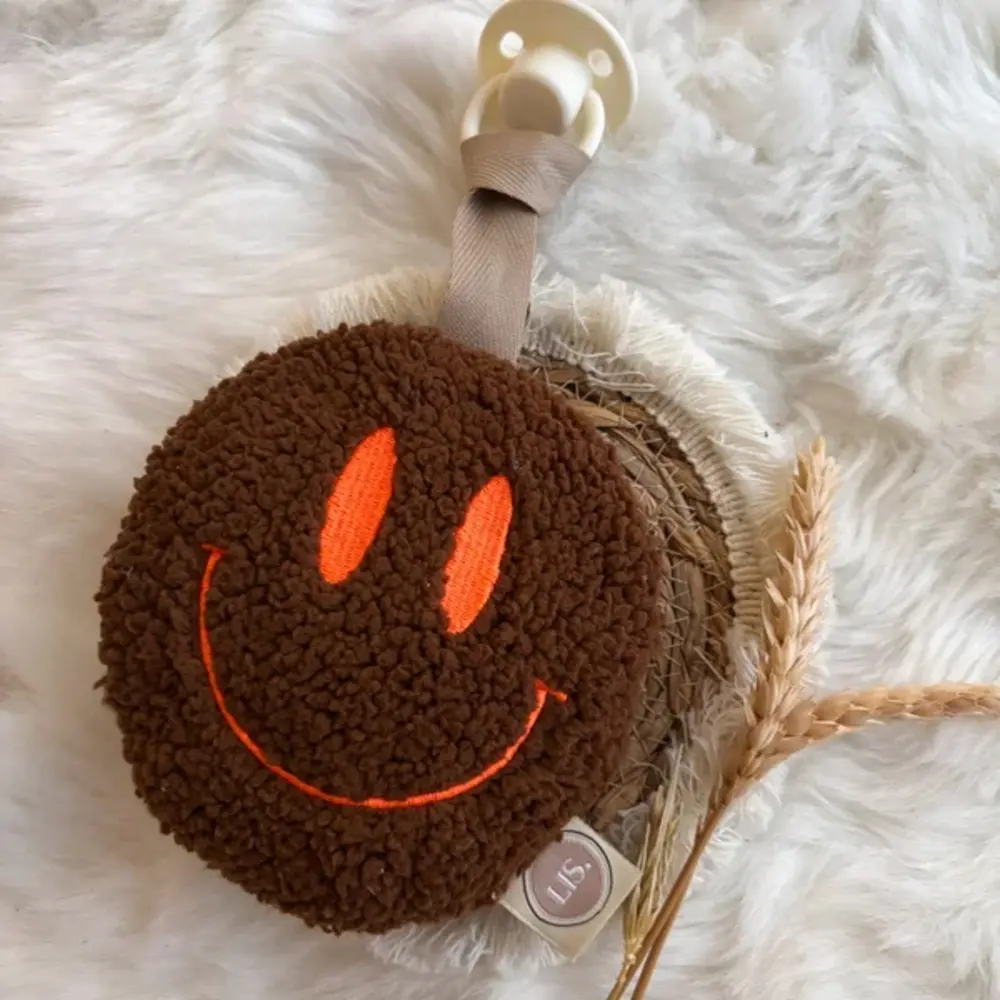 LIS Speenkoord Smiley - Bruin LIS Speenkoord Smiley - Bruin