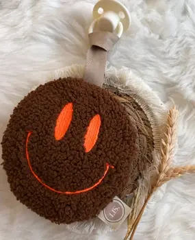 LIS Speenkoord Smiley - Bruin LIS Speenkoord Smiley - Bruin