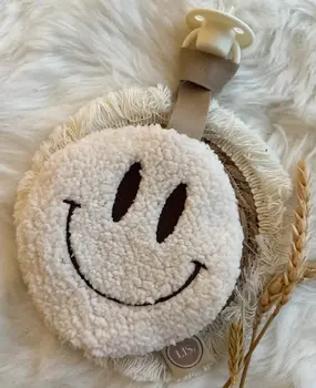 LIS Speenkoord Smiley - Creme LIS Speenkoord Smiley - Creme