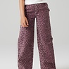 Name It wijde broek in bordeauxrood met leopardprint Name It wijde broek in bordeauxrood met leopardprint