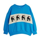 Mini Rodini Panther panel sweatshirt blue Mini Rodini Panther panel sweatshirt blue