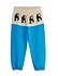 Panther panel sweatpants blue