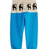 Mini Rodini joggingbroek blauw met panters Mini Rodini joggingbroek blauw met panters