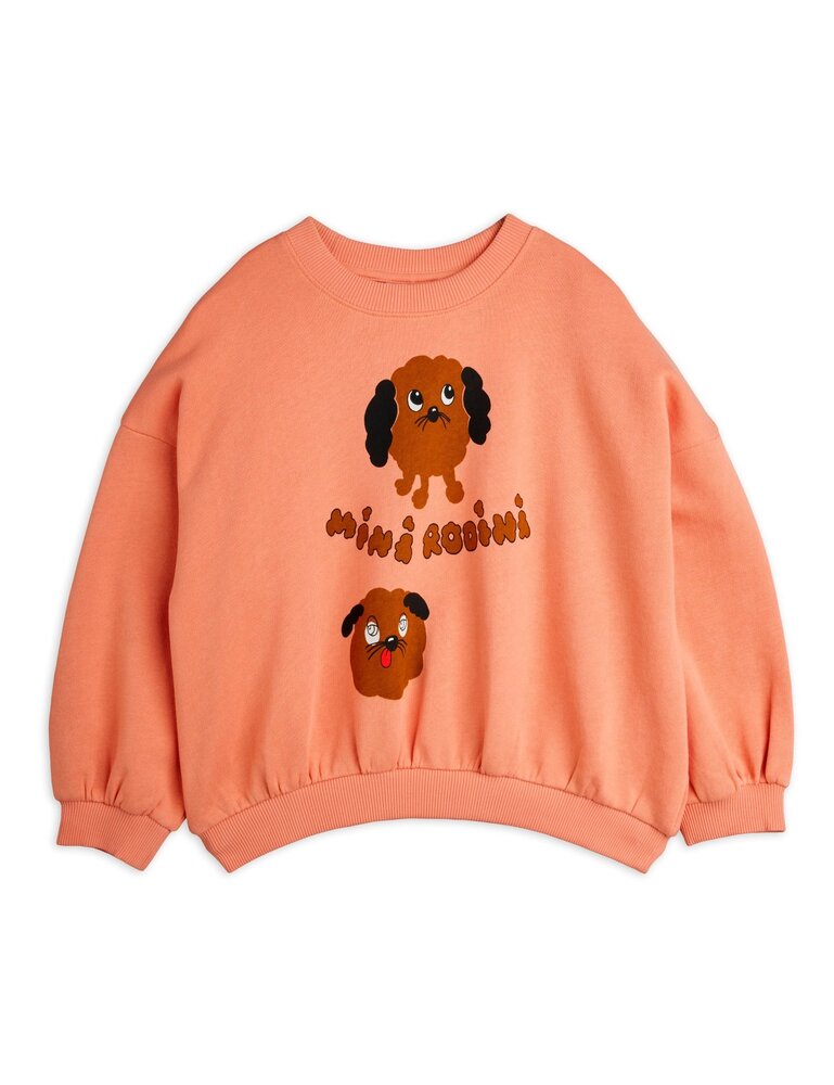 Mini Rodini Doggies sp sweatshirt pink Mini Rodini Doggies sp sweatshirt pink