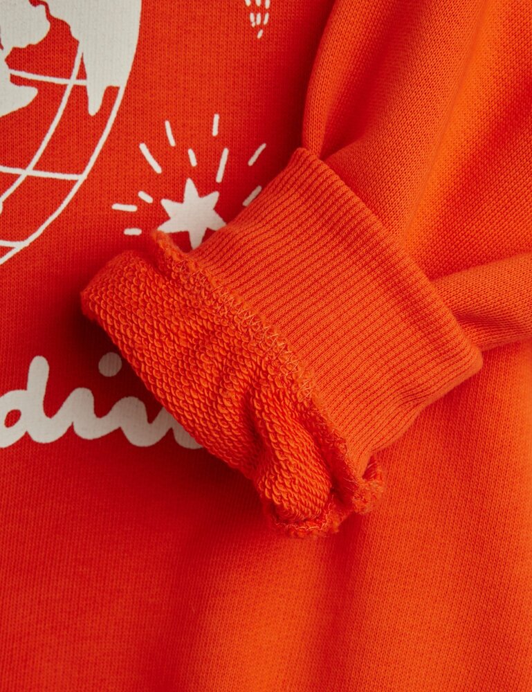 Mini Rodini Mini Rodini society sp sweatshirt red Mini Rodini Mini Rodini society sp sweatshirt red