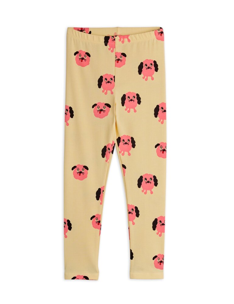Mini Rodini Doggies aop leggings yellow Mini Rodini Doggies aop leggings yellow