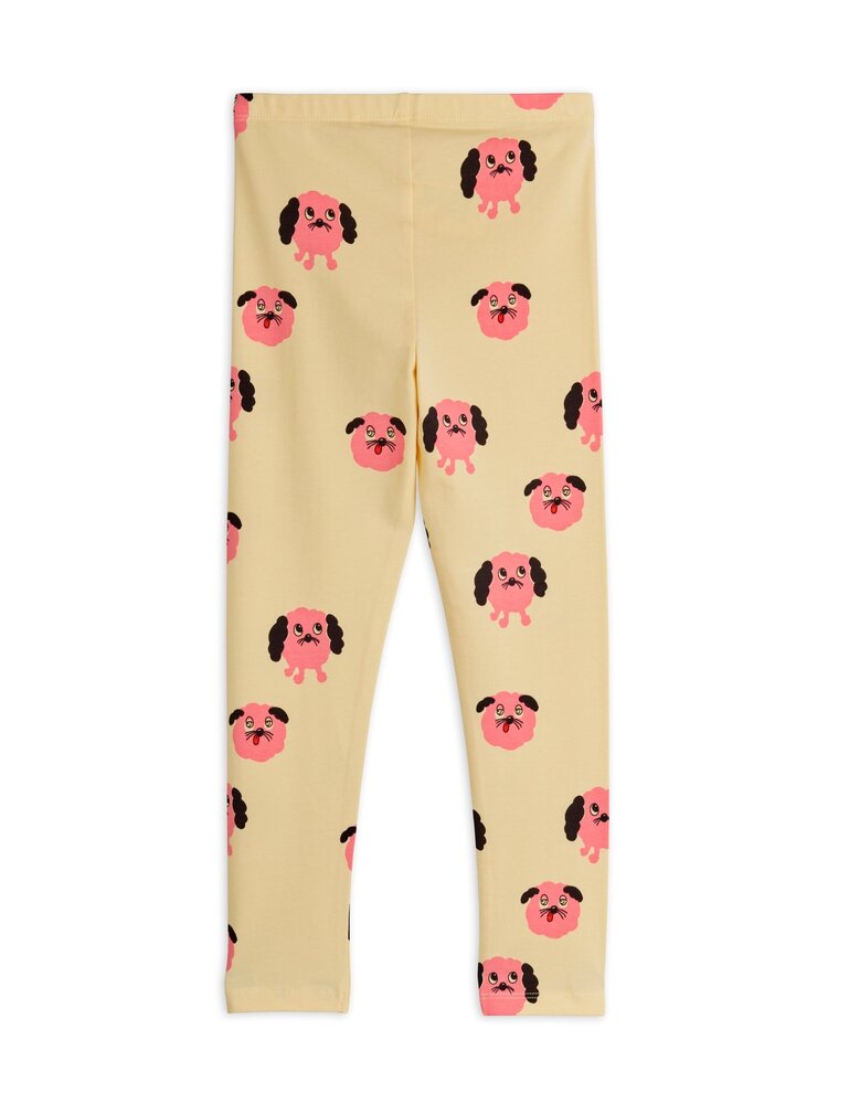 Mini Rodini Doggies aop leggings yellow Mini Rodini Doggies aop leggings yellow