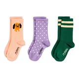Mini Rodini Doggie 3-pack socks Mini Rodini Doggie 3-pack socks