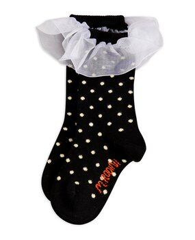 Mini Rodini Polka dot frill 1-pack socks