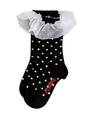 Mini Rodini Polka dot frill 1-pack socks Mini Rodini Polka dot frill 1-pack socks