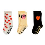 Mini Rodini Doggie 3-pack anti slip socks Mini Rodini Doggie 3-pack anti slip socks