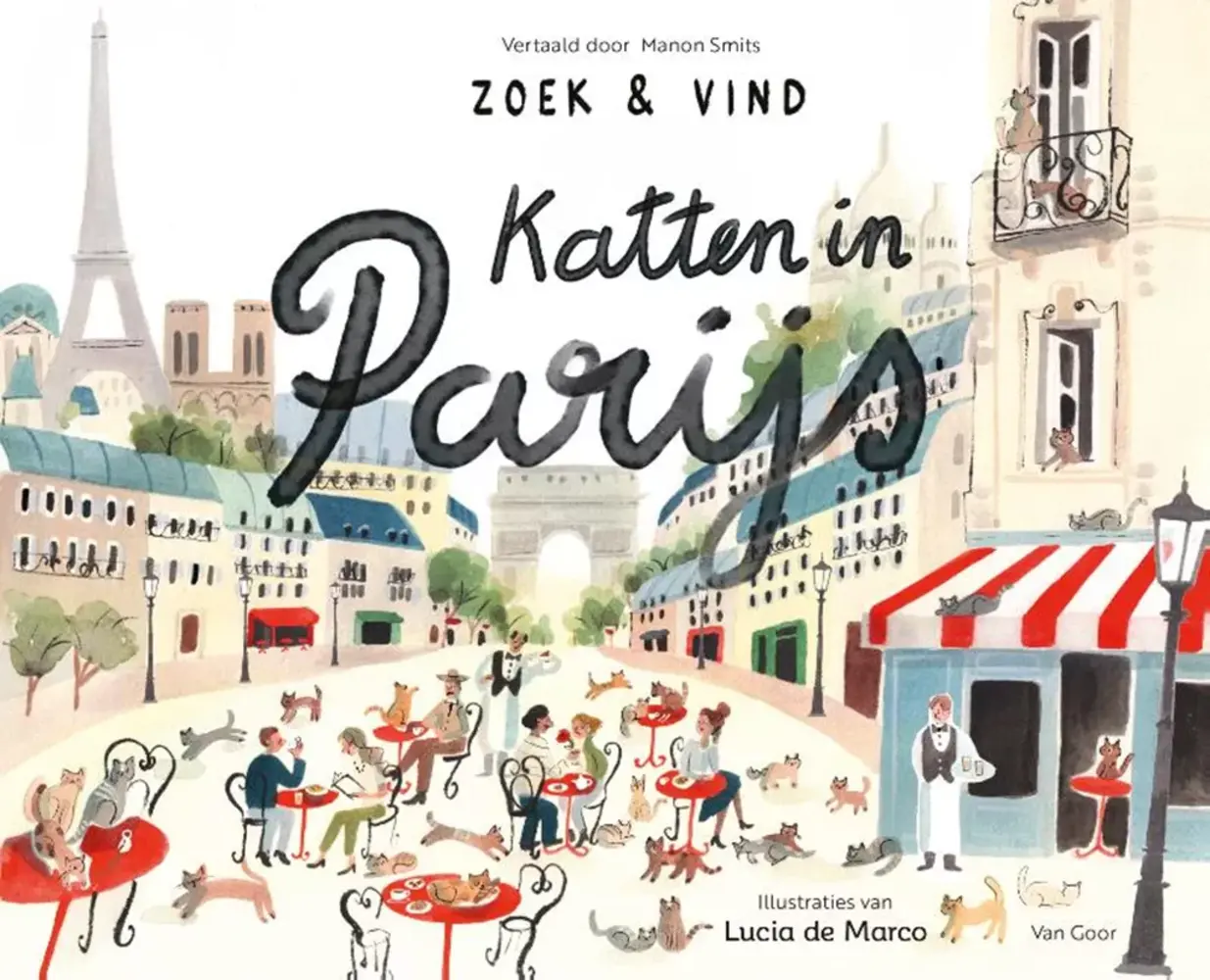 Boeken Zoekboek: Katten in Parijs 4+ Boeken Zoekboek: Katten in Parijs 4+