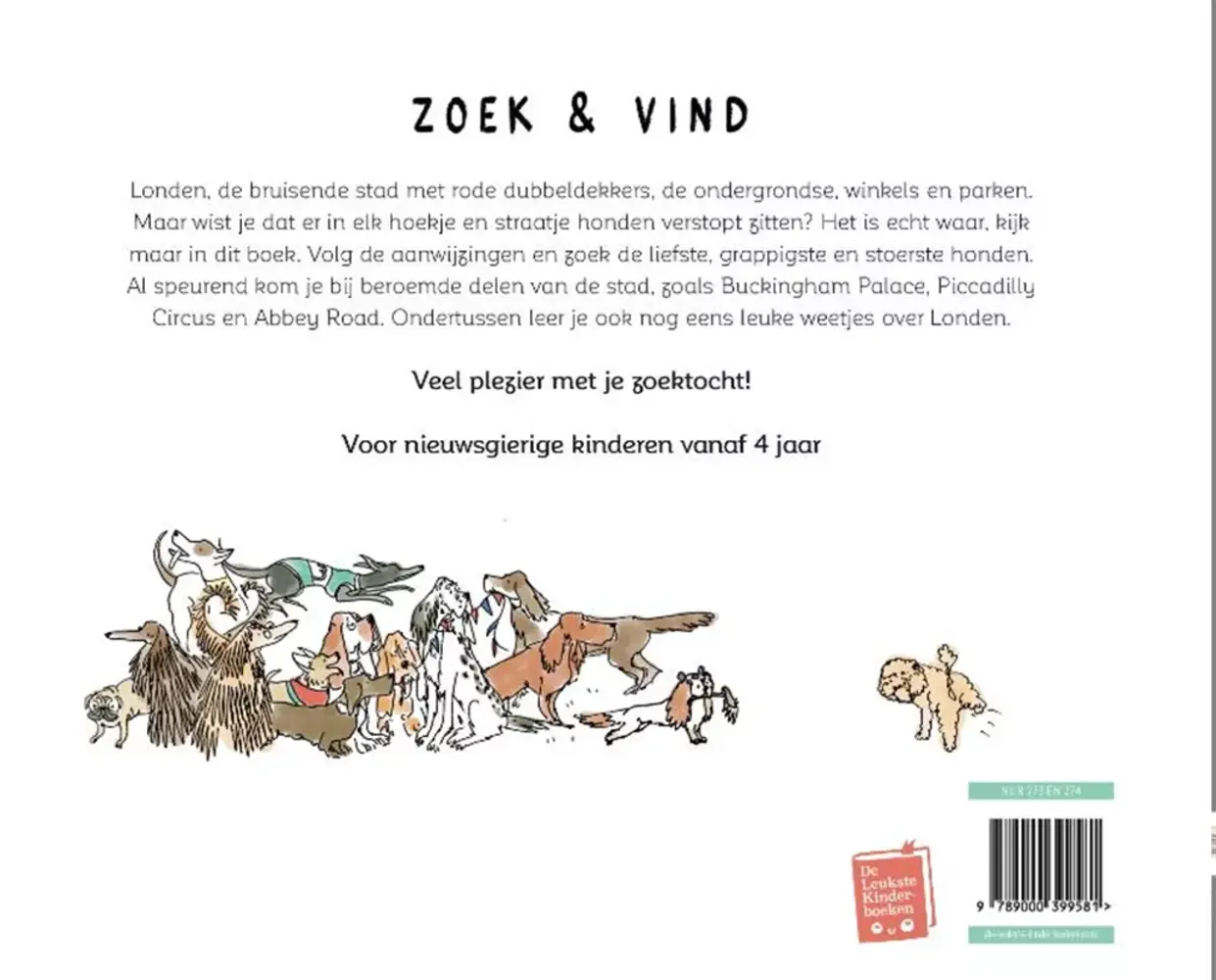 Zoekboek: Honden in Londen 4+